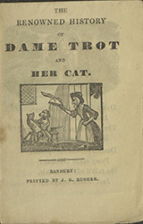 Dame Trot with her dog and cat