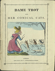 Dame Trot with seven cats moving around
