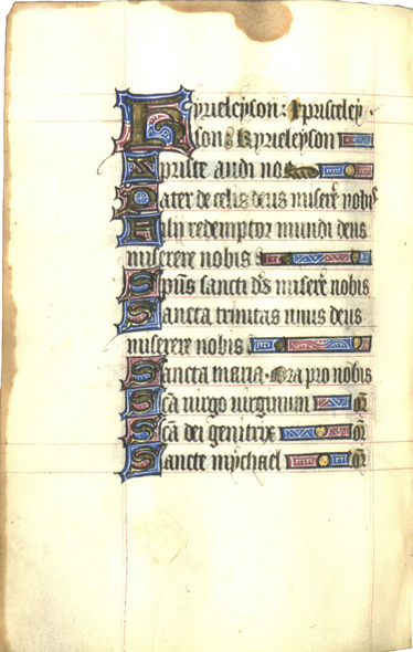 Lawrence Hours, Litany
