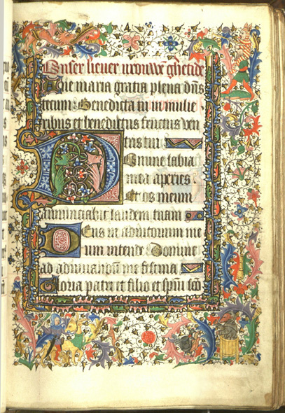 Lawrence Hours, opening of the Hours of the Virgin