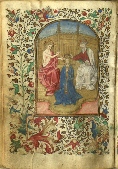 Marquand Hours, Coronation of the Virgin