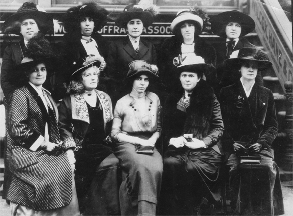 suffrage leaders including Alice Paul