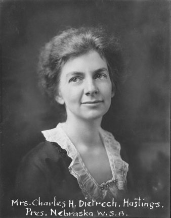 Margretta Stewart Dietrich, Pres. Nebraska W.S.A.