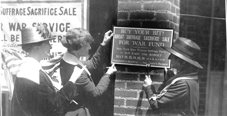 photo of ad for Great Suffrage Sacrifice Sale